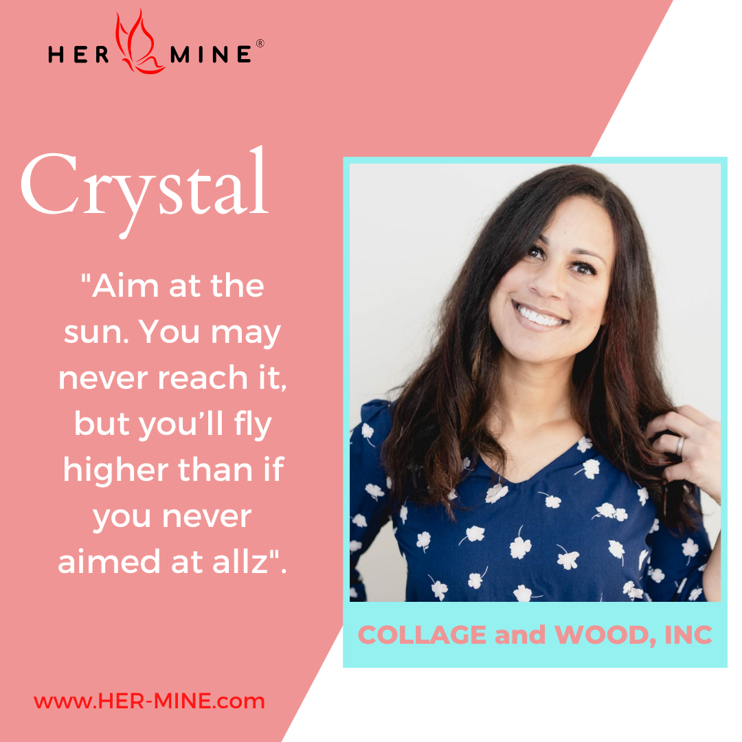Crystal - Owner of Collage and Wood, Inc