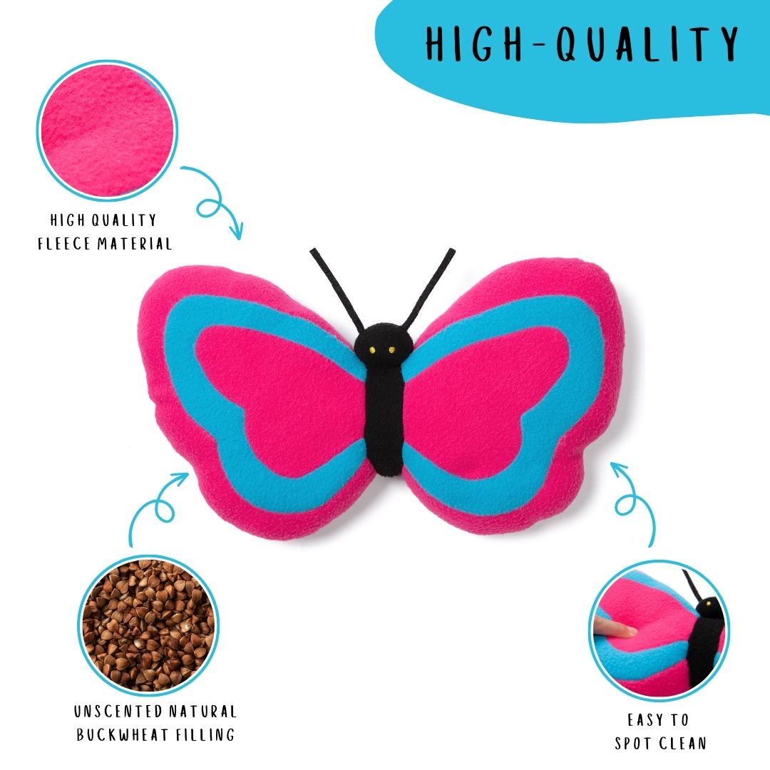 Almohadilla térmica de mariposa