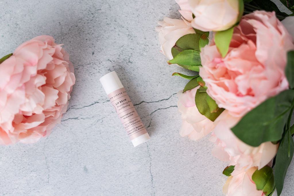 Natural Unscented Lip Balm, hydrating and gentle for soft, moisturized lips.
