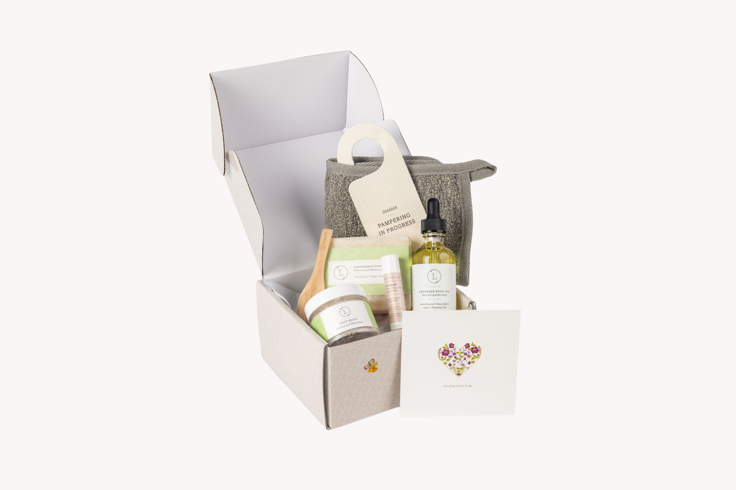 Self care gift box, Natural skincare gift set