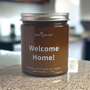 Welcome Home Magnolia Blossom Soy Candle
